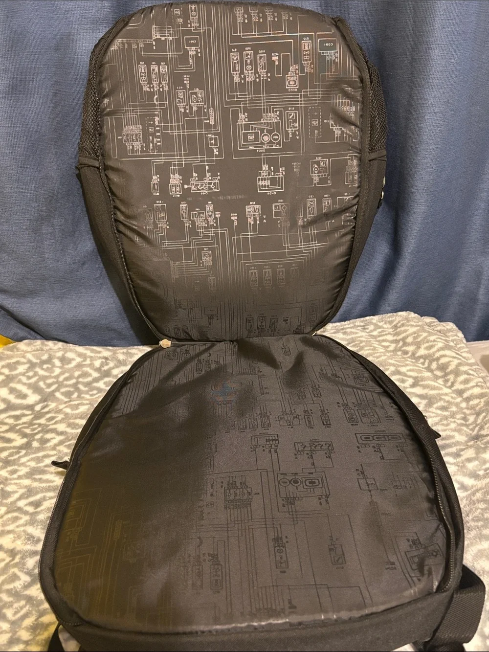 OGIO Black Backpack with Rocket Software Logo